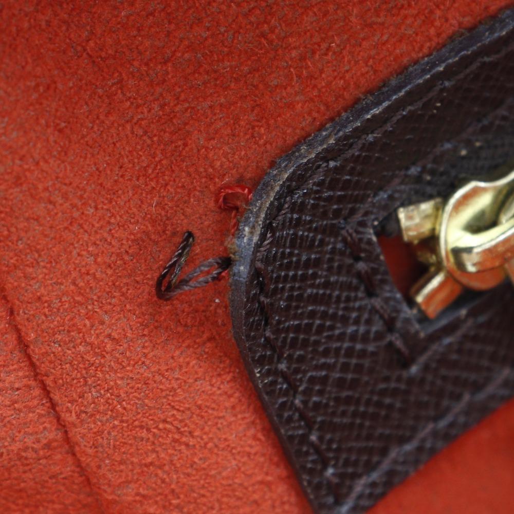 Louis Vuitton Triana Handtasche N51155 Braunes Damier-Canvas Damen Gebraucht