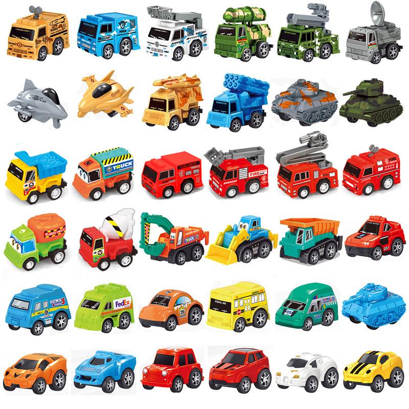 Cartoon Animal Pull-Back Cars for Kids Aged 2-6: Educational Toys & Gifts for Boys