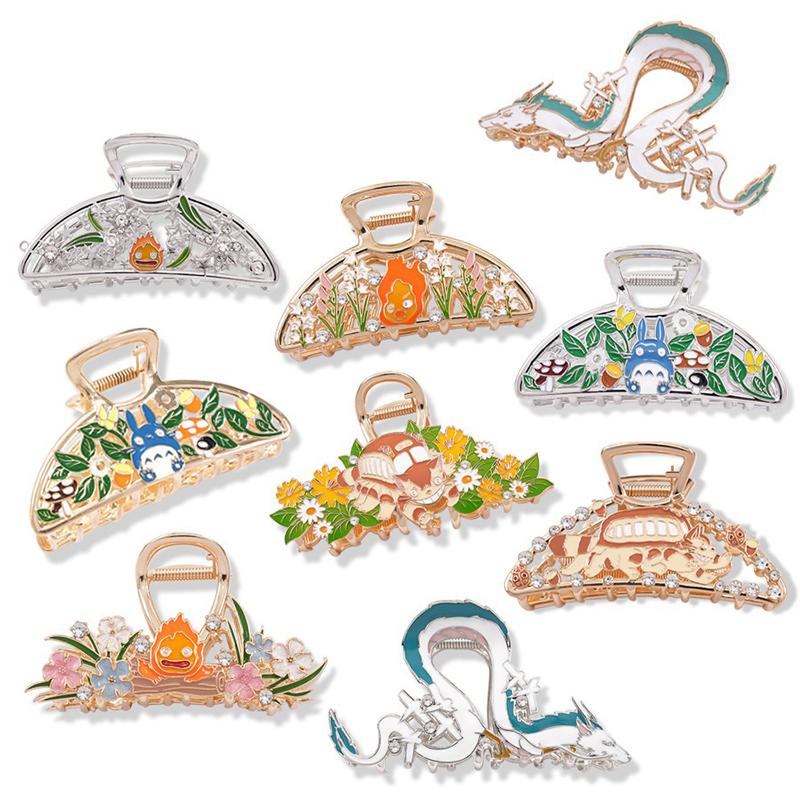 Cute Creative Cartoon Hair Claw Zinc Alloy Dragon Hair Claws Claw Clip Hair Accessories For Women Girls