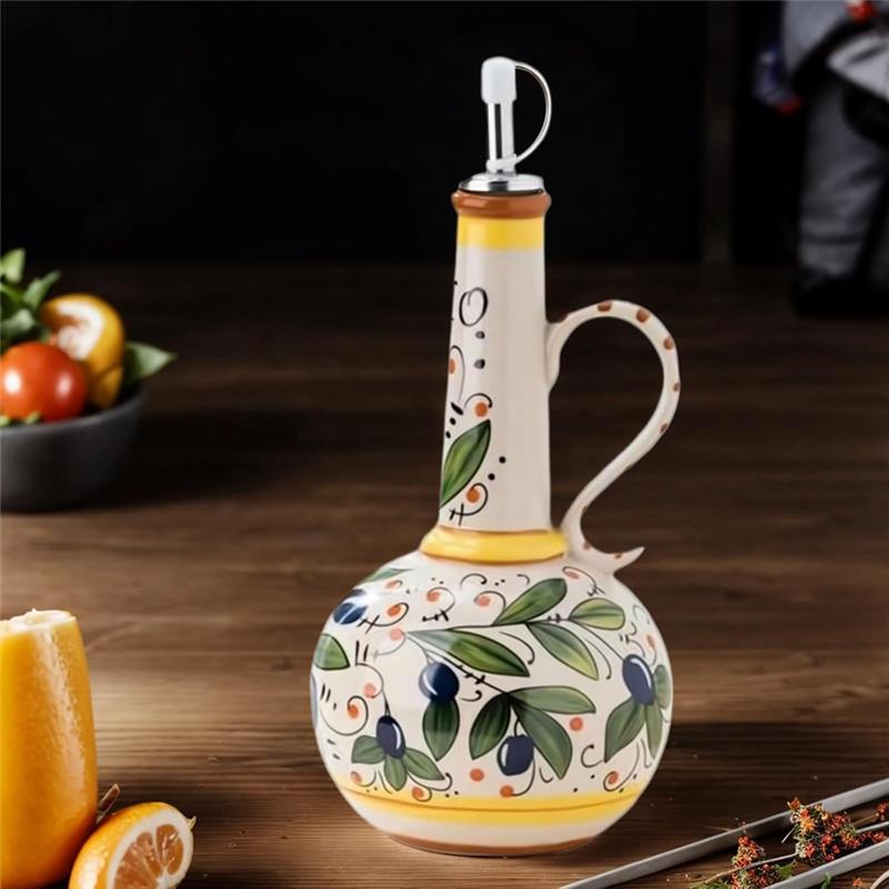 ABWR- Olive Oil Dispenser Bottle 23Oz, Olive Oil Dispenser Bottle , Stainless Steel Spout  Oil Dispenser