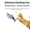 Plush Interactive Cat Toys Fish Shaped No Flying Flapping Fish Cat Toys Lightweight Colorful Electric Fish Toys for All Ages