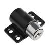Door Security Lock Anti Theft Alloy Paint Surface with Keys Window Bolt for Home Cabinets Black