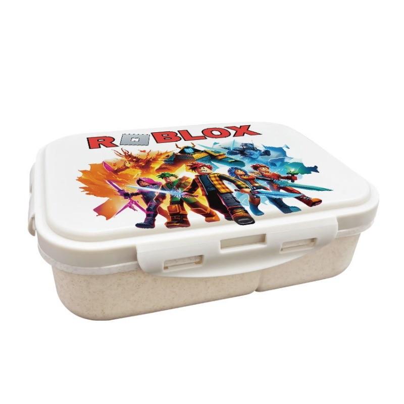 Anime Rajzfilm Roblox Mintás Búzaszalma Ebéddoboz