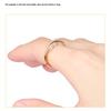 8-Piece Heart-Shaped TPU Ring Adjuster Set - Breathable, Transparent Inner Pads for Resizing
