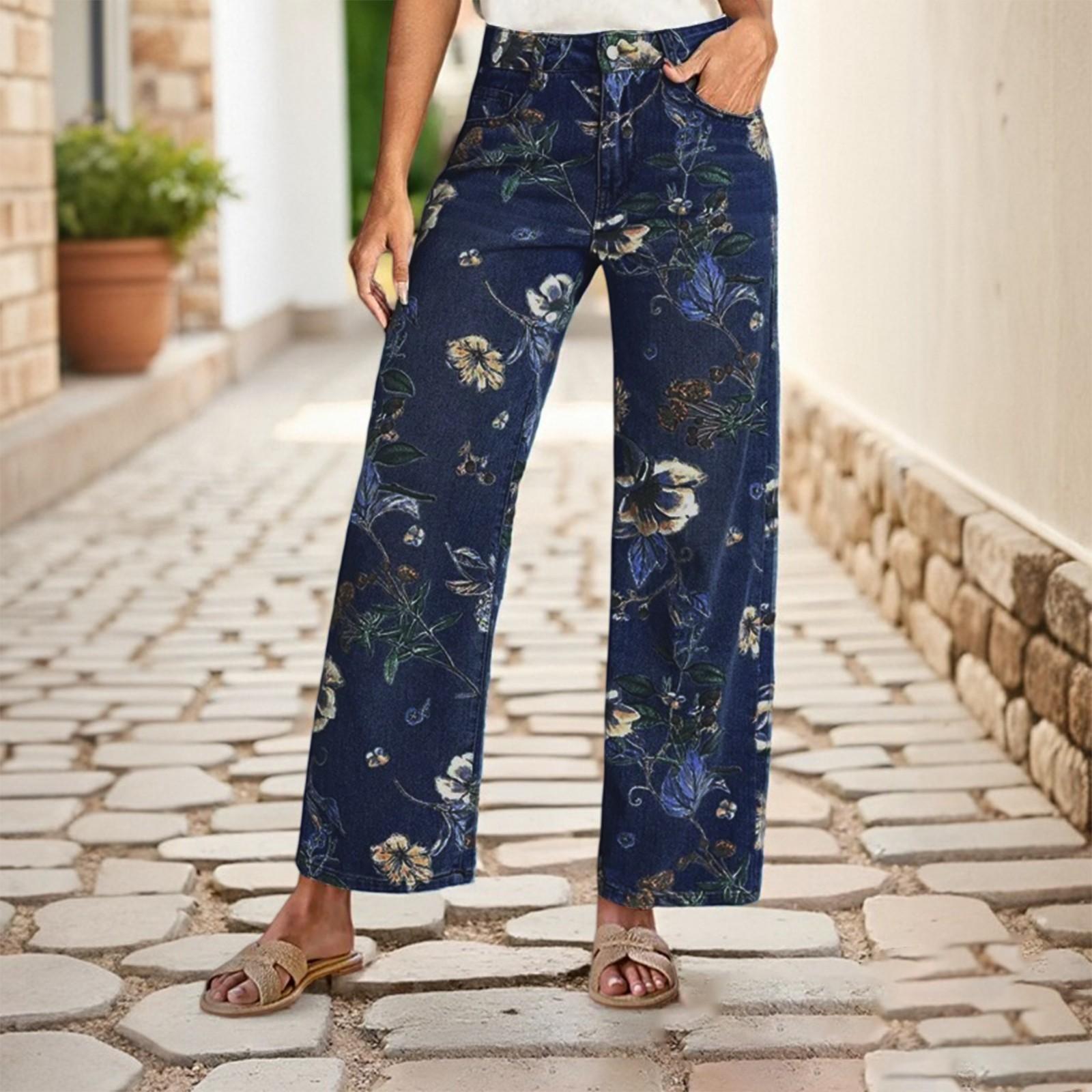 

Женские джинсовые классические универсальные модные брюки с высокой талией M