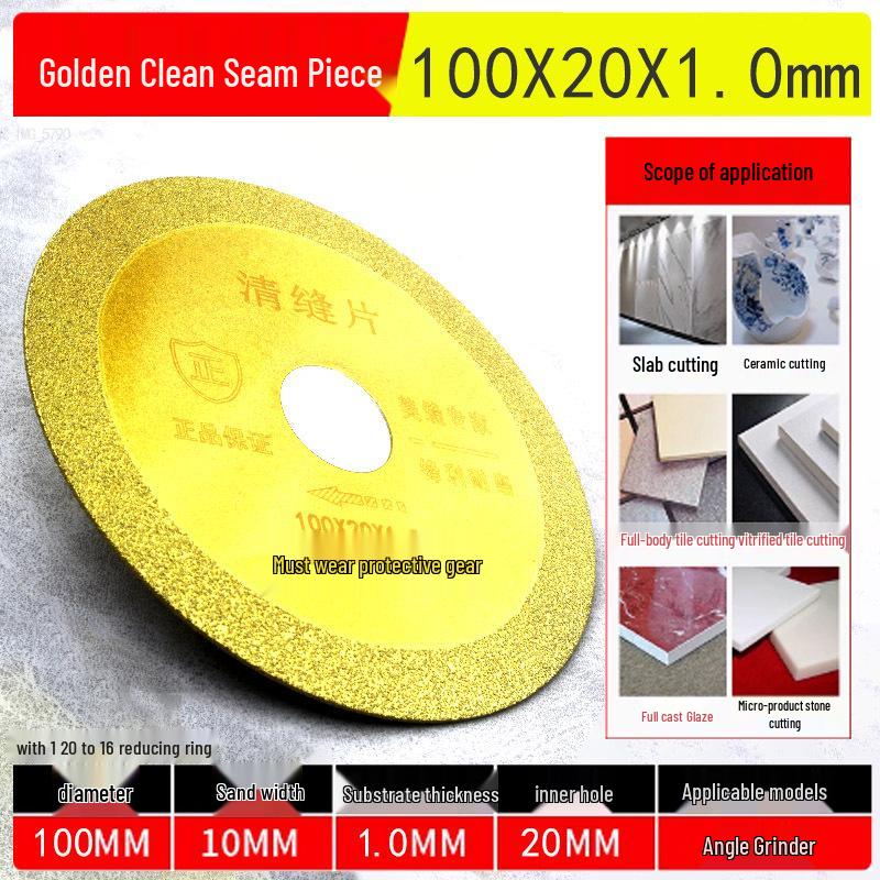 Diamond Cutting & Grinding Disc Set for Electric Drills: Small Saw Blade for Tile, Grout, Stone, and Carving.