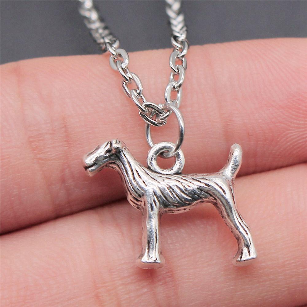 Pet Dog Cat Pendant Antique Bronze Metal Choker Necklace for Women New Arrival Gift
