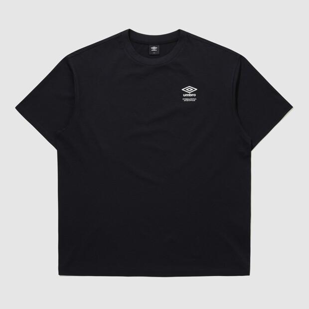 UMBRO [Quick-Dry] Derby Dog Fresh Short Sleeve T-Shirt Black Ur123Crs34