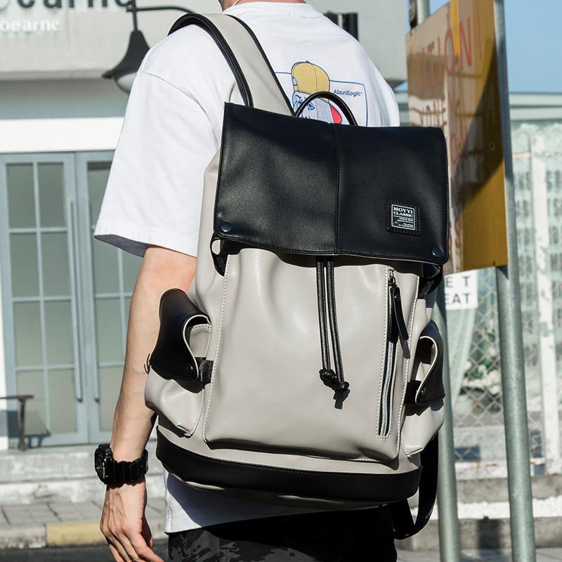 Backpack Men's Travel Computer Bag Backpack Junior High School Bag