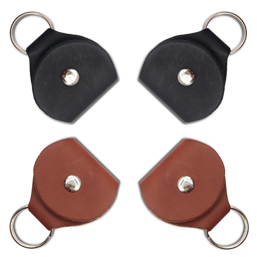 2 Colors Available Foldable Guitar Pick Storage Bag with 3pcs SLL Picks Portable Pick Storage Bag String Instrument Accessories