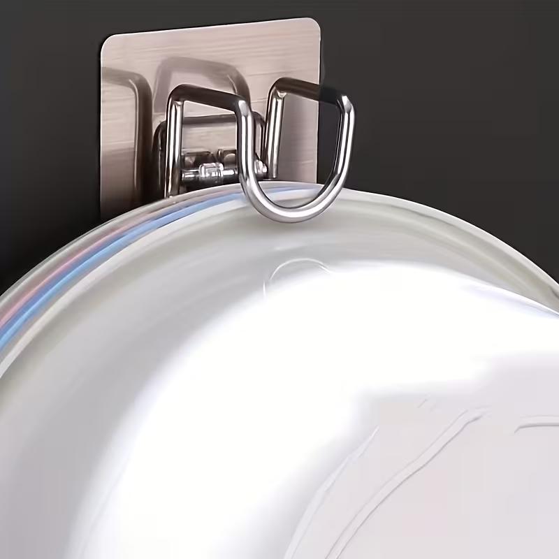 Stainless Steel Washbasin Hook Multifunction Punch-free Kitchen Bathroom Rack Basin Storage Rack Towel Hanging Holder