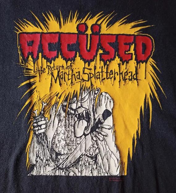 The Accüsed The Return Of Martha Splatterhead early Shirt BL759 Unisex T-Shirt L