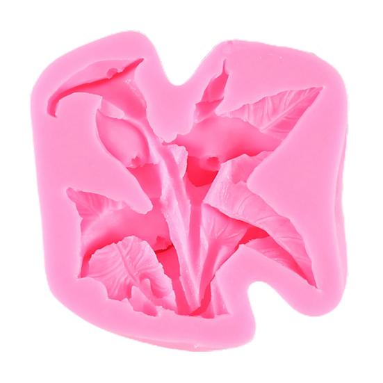 Non-stick Varmebestandig Hortensia Rose Tulip Flower Form Gjenbrukbar DIY Fondant Sjokolade Form Kake Dekoreringsverktøy