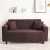 Milk Silk Sofa Cushion Printing All-inclusive Solid Color Lazy Cover Elastic Three-person Sofa Cover
