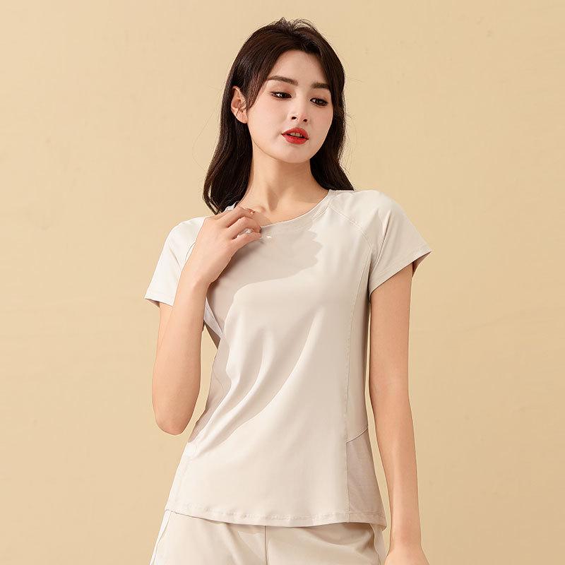 Women's Ice Silk Quick-Dry Yoga Morning Run Suit - Summer 2025