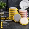 Reusable Double Side Kitchen Sponge Dishwashing Cleaning Pad Scrubber for Pot Pan Bowl Dish Household Washing Tool Kit