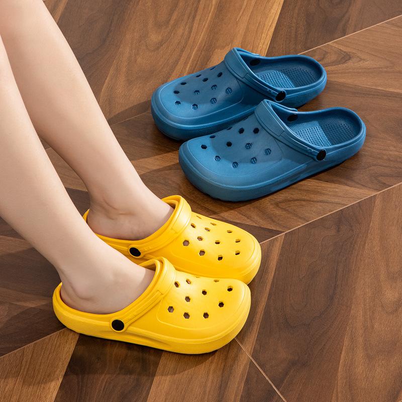 Qidashun new hole shoes, summer garden shoes men's and women's rafting shoes couple beach shoes