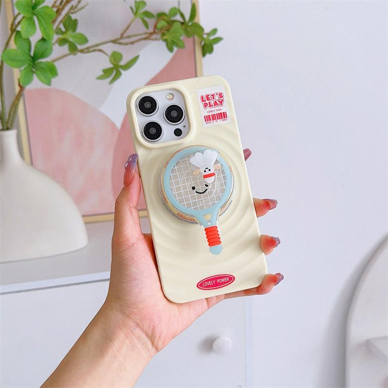 3D soft silicone Magnetic Ripple Phone Case with Air bag stand for iPhone 16 15 14 Pro Max Plus 13 12 Pro 11 All-inclusive fall protection Cover