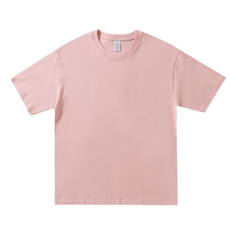 Men's Loose Drop Shoulder Heavyweight Cotton T-Shirt - 260g, Breathable, Short Sleeve
