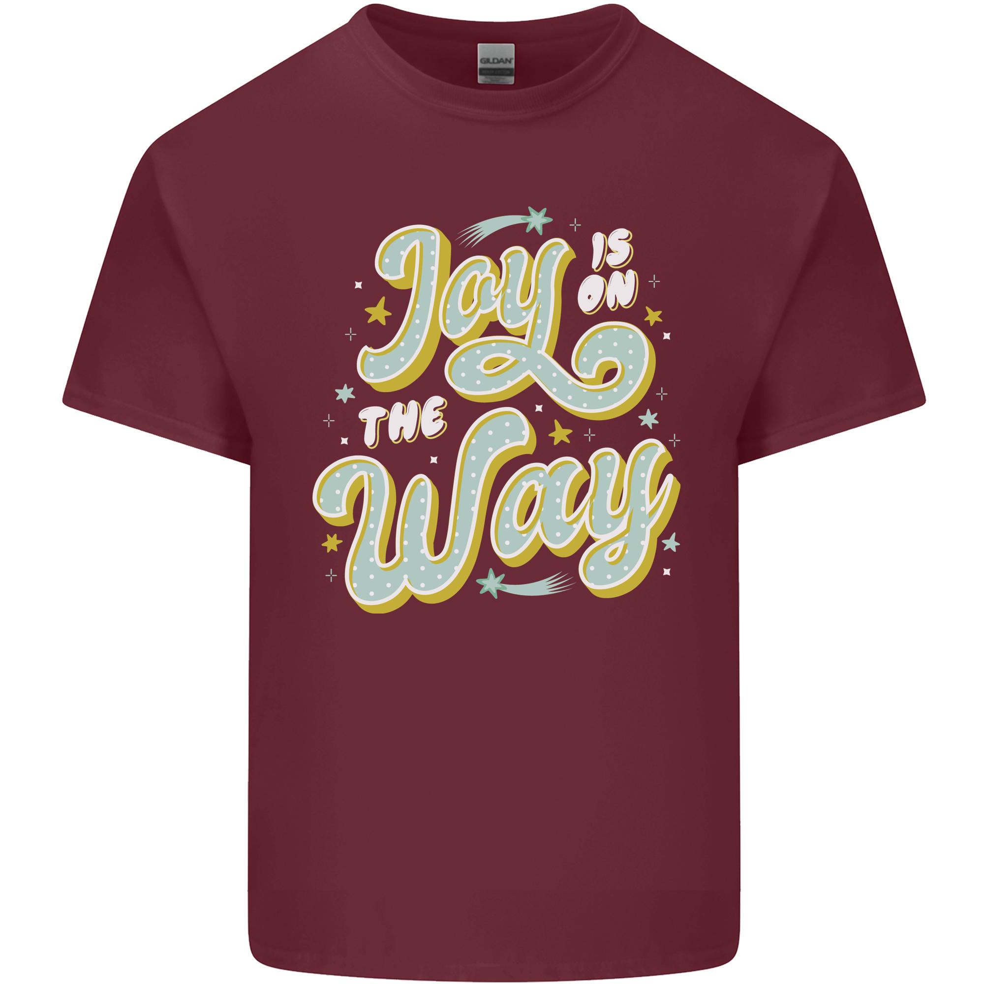 Joy On the Way New Baby Pregnancy Pregnant Unisexs Light Cotton TShirt S