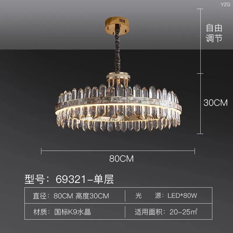 LED Auriu Crom Argintiu Cristal Suspendare Candelabru Iluminat Corp de iluminat Suspensie Lampen Pentru Sufragerie