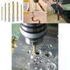 Highspeed Steel Grooving Drill Bits Set For Woodworking And Carpentry Professionals