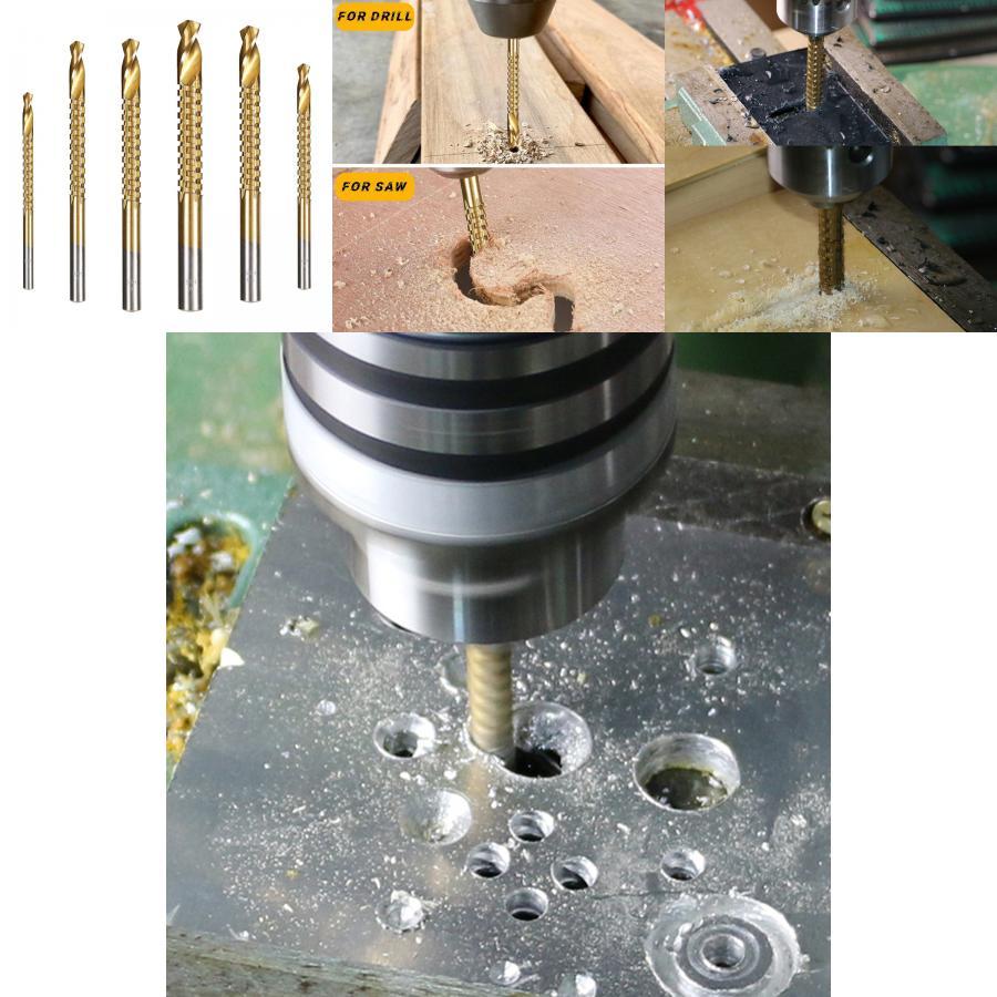 Highspeed Steel Grooving Drill Bits Set For Woodworking And Carpentry Professionals