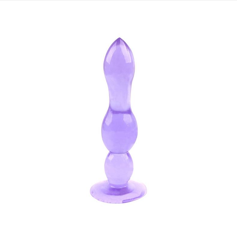 Silicone Anal Dildo No Vibrator Male Prostate Massager Anal Beads Plug G Spot Butt Plug Masturbation Anal Sex Toys for Couple