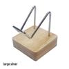 Beech Wood Display Stand for Crystals, Minerals, and Metal Ore Specimens