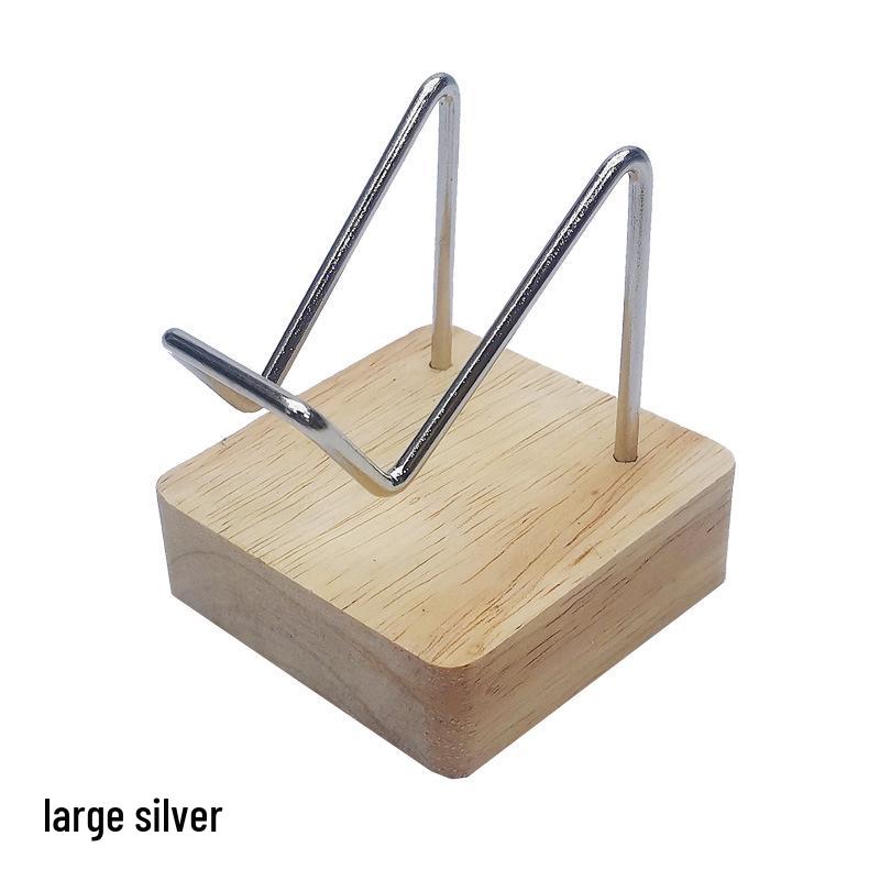 Beech Wood Display Stand for Crystals, Minerals, and Metal Ore Specimens