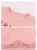 Womens Korean Style Cartoon Pajamas Set with Chest Pad - Long Sleeve, Cute Home Wear for Spring & Autumn (2025)