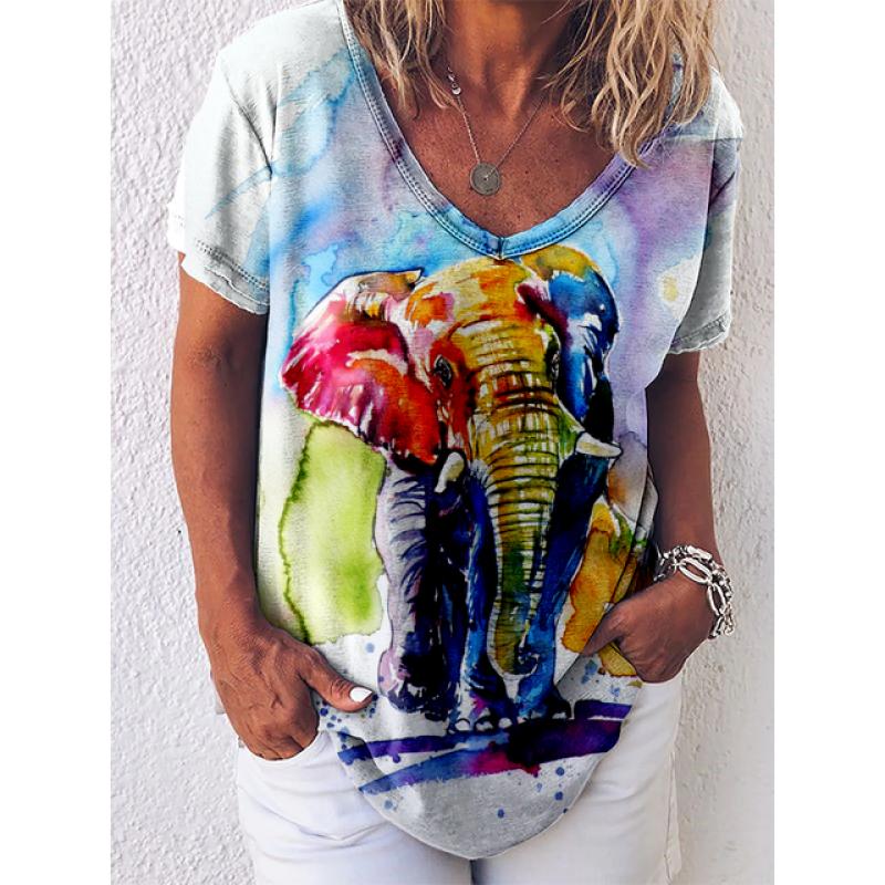 Sweater Womens Harajuku Tshirt Bird Funny Tee Summer Loose Short Sleeve Top T Shirt For Female Casual Fashion Vintage Clothing
