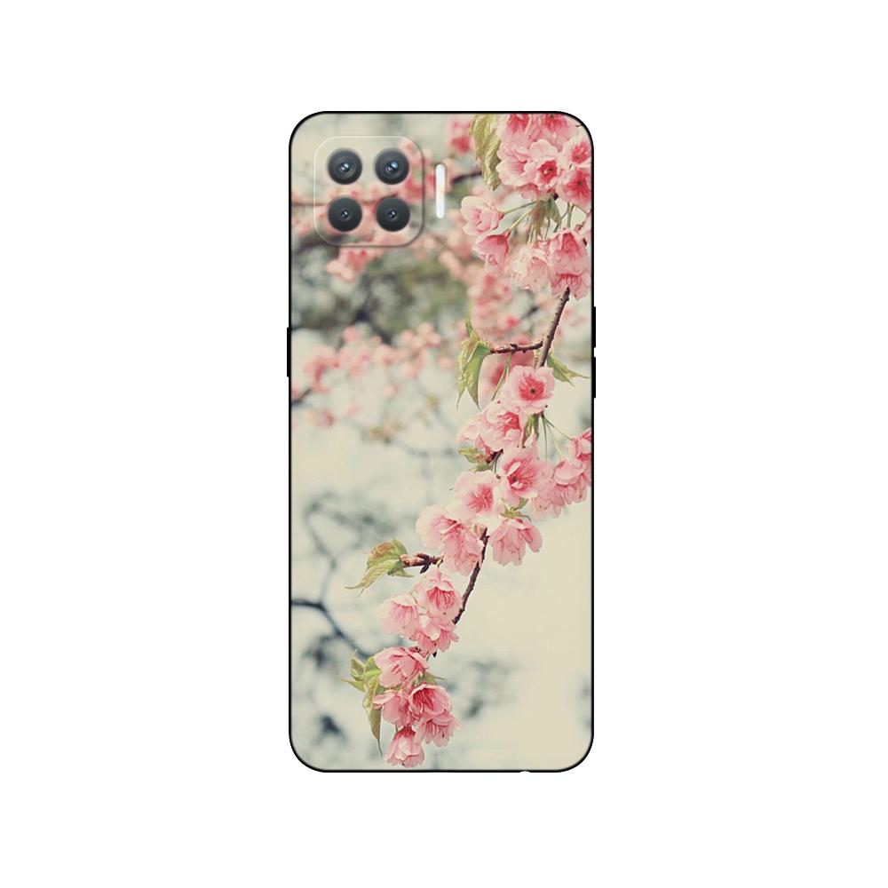 For Oppo Reno4 Lite Case Silicon Phone Case On Oppo F17 Pro Back Cover  Reno 4 Lite 6.43" Black Tpu Case Pink Anime Space Car