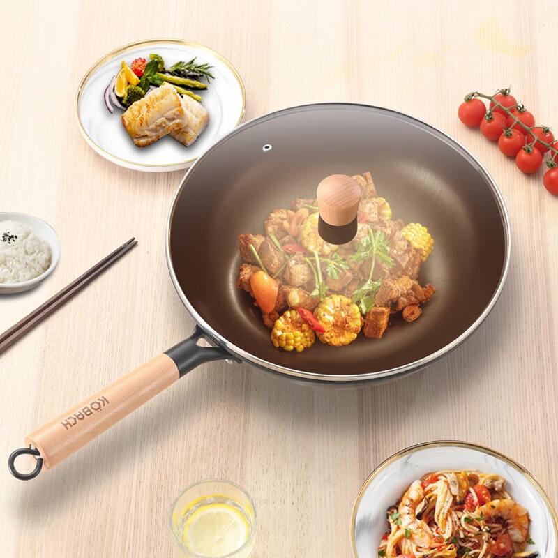 Kambach 32cm No-Coating Fine Iron Wok