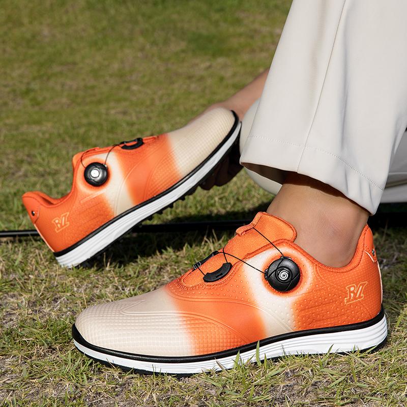 Big Size 38-47 Fashion Mens Golf Shoes Non Slip Golf Training Shoes Comfortable Golfer Footwear Outdoor Grass Walking Sneakers
