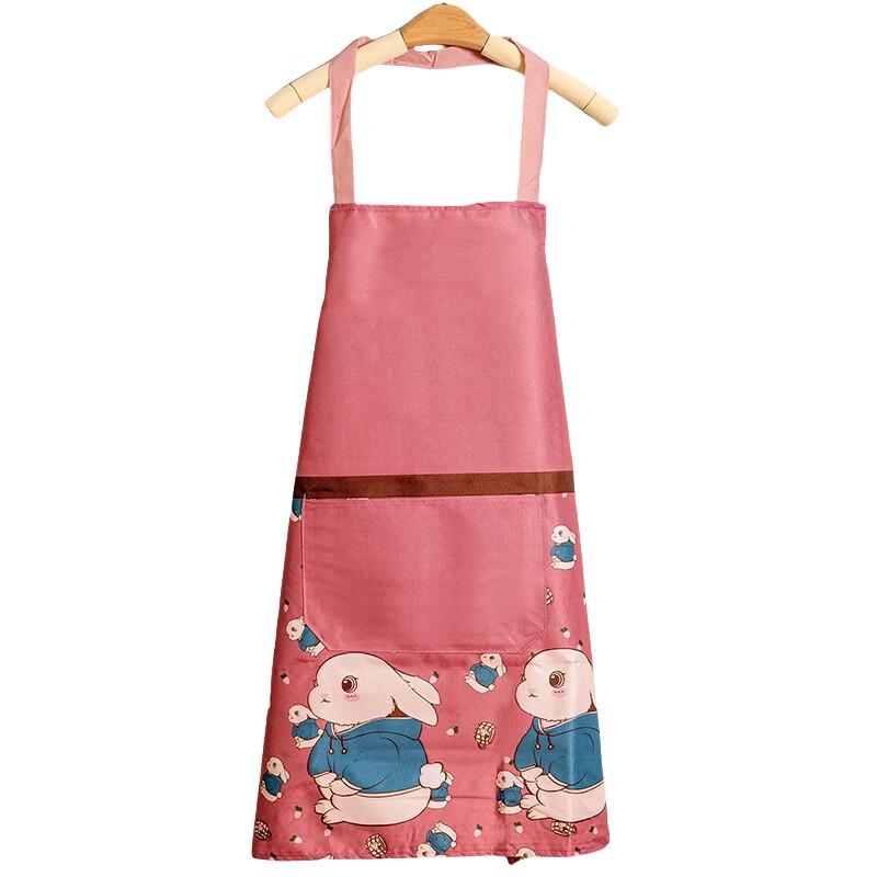 Cartoon Rabbit Waterproof Kitchen Apron