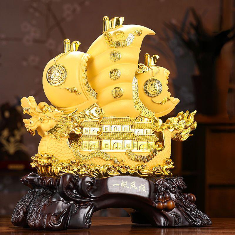 Smooth Sailing Boat Decorations Housewarming Relocation Gift Giving Boss's Office Financial Attraction Decoration Home