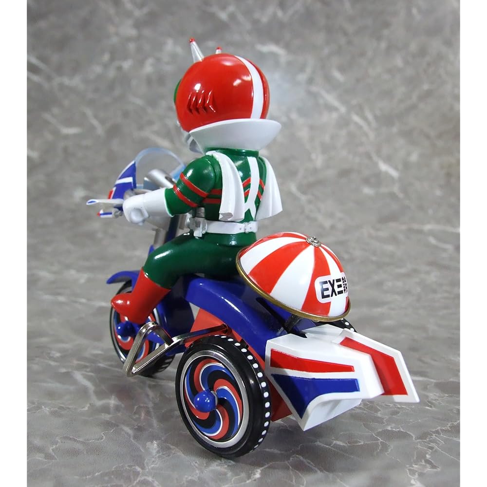 ART STORM EX Tricycle "Kamen Rider V3" Kamen Rider V3 B-Type Wind-Up Tricycle Figure