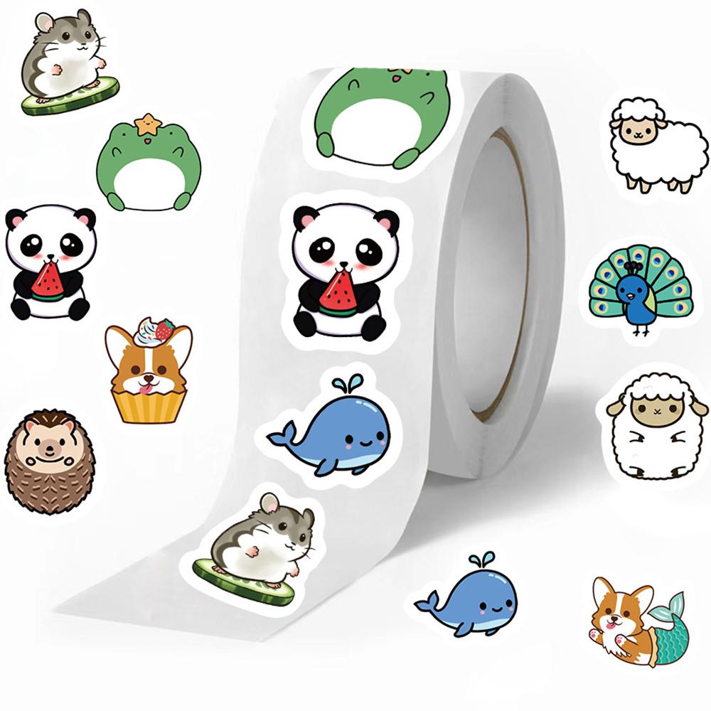 100-500pcs Animals Pandas Cartoon Graffiti Stickers DIY Phone Guitar Laptop Notebook Suitcase Waterproof Sticker Kids Toy