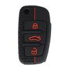 For A1 S1 A3 S3 A4 A6 RS4 TT Q3 Q7 2005 - 2013 Remote Car Key Cover Shell Skin Protector Silicone Auto Key Case Fob Keyless
