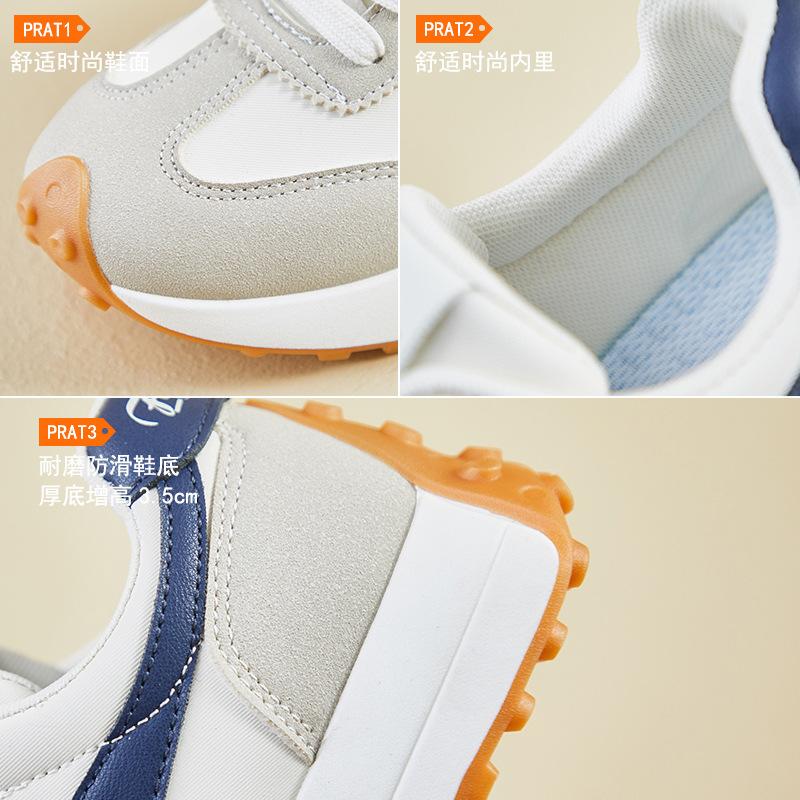 New Dad Shoes Women's Spring Student Sports Running Casual Shoes Have Increased Thick Soles