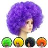 Große bunte Afro-Perücke - Flauschiges Clown-Kostüm für Halloween