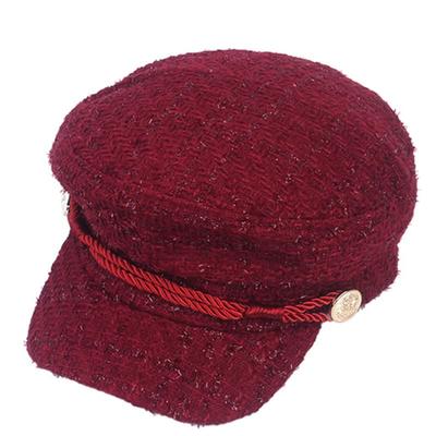 Universal Chemistry Shiny Check Rope Red Marine Cap Marine Cap