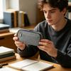 Astuccio a Doppio Scomparto per Studenti, Grande Capacità per Cancelleria e Materiale Scolastico