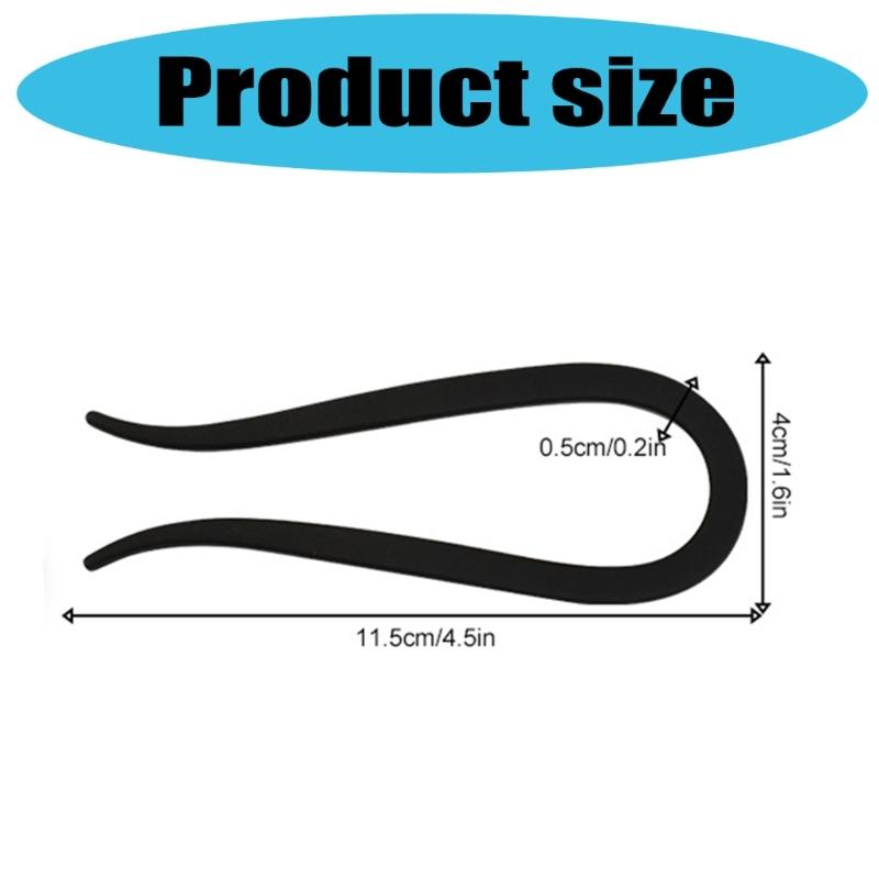 Stylish Hair Stick For Women Girl Goat Horn Design Hair Fork Hair Sticks Hair Accessory for Updos Bun Hair Styling Tool