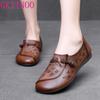 Fashion GKTINOO Summer Genuine Leather Flats New Fashion Women Shoes Woman For Mom Women's Comfortable Handmade Pregnant Hollow Sandals