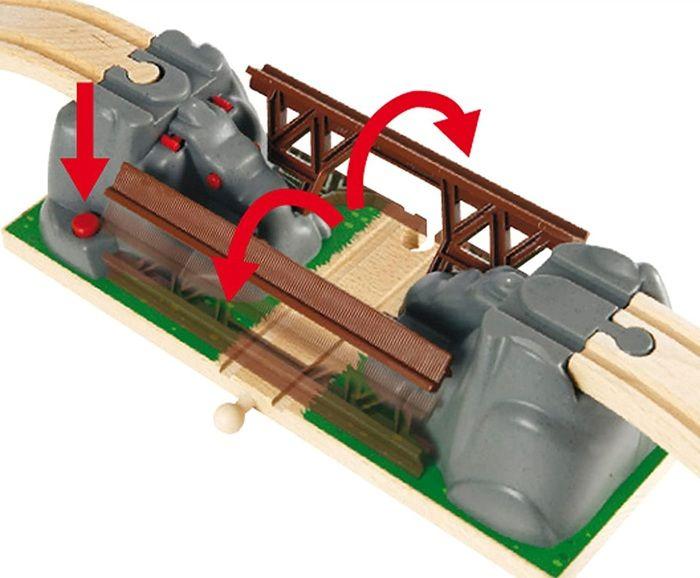 BRIO - Pont Catastrophe - Circuit De Train En Bois - Ravensburger - Mixte Dès 3 Ans