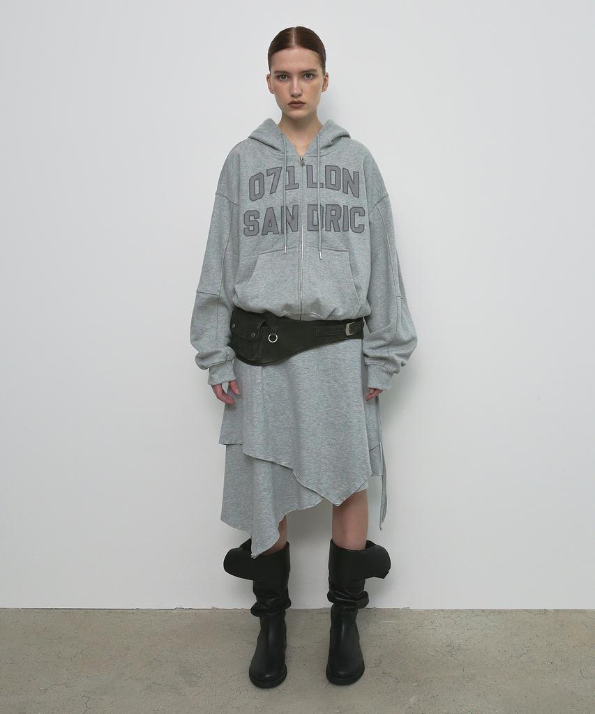 Sandric Leather Buckle Long Boots_Black