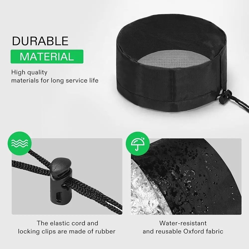 2Pcs Insect Proof Grow Tents Vent Cover Elastic Band Ventilation Covers Duct Filter Cover  Lawn