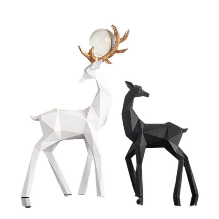 Nordic Style Modern Deer Ornament - Creative Animal Design for Home Decoration and Gifts